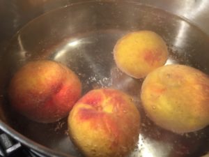 Preparing the Peaches